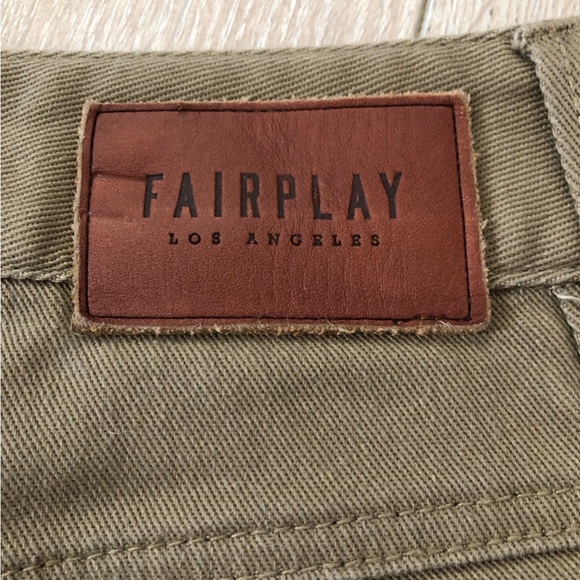 FairPlay Los Angeles Cropped Cargo Pants in Tan Size 34 - Picture 5 of 13